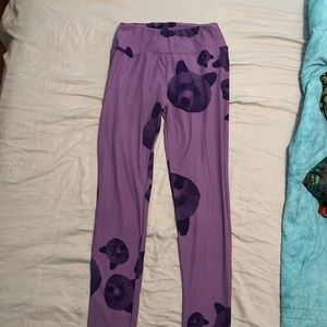 Lularoe purple bear leggings
